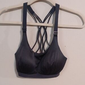 Victoria's Secret Black Strappy Sports Bra